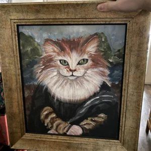 Cat Portraits ($10 a piece, each is a different famous painting) *LOCAL SALE*